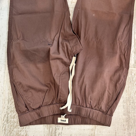 NWT Pact Women's Travel Jogger Taupe Tan Brown Organic Large Elastic Waist Soft - Picture 3 of 9